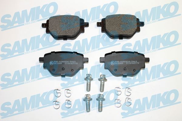 Комплект тормозных колодок, дисковый тормоз - 5SP2175 SAMKO