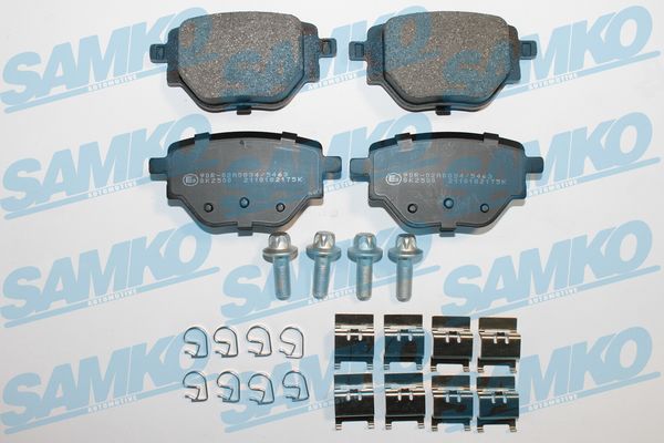 Комплект тормозных колодок, дисковый тормоз - 5SP2175K SAMKO