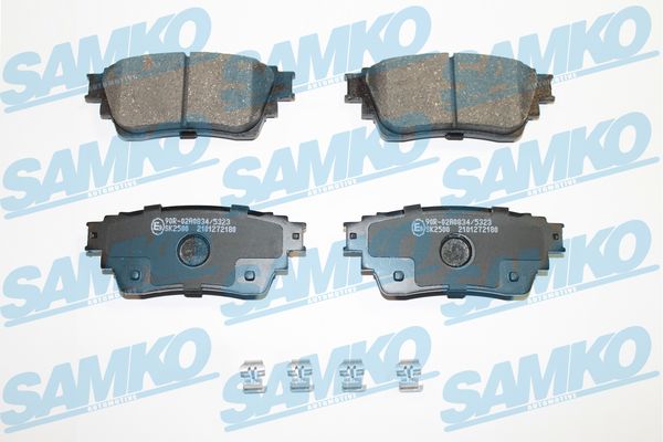 Brake Pad Set, disc brake - 5SP2180 SAMKO