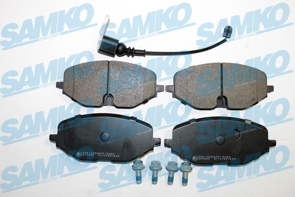 Комплект тормозных колодок, дисковый тормоз - 5SP2184A SAMKO
