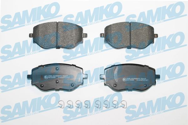 Brake Pad Set, disc brake - 5SP2187 SAMKO