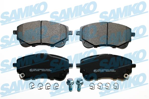 Комплект тормозных колодок, дисковый тормоз - 5SP2203 SAMKO