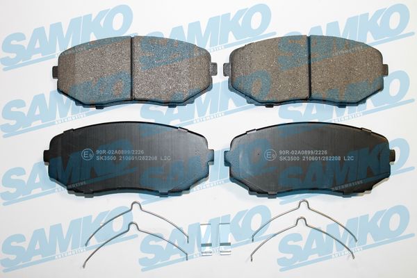 Brake Pad Set, disc brake - 5SP2208 SAMKO