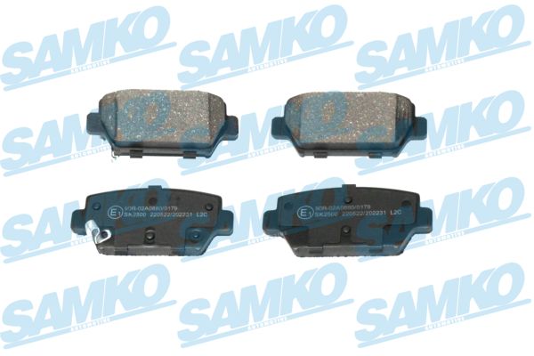 Kit pastiglie freno, Freno a disco - 5SP2231 SAMKO