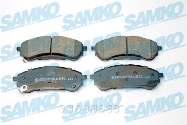 Комплект тормозных колодок, дисковый тормоз - 5SP2249 SAMKO