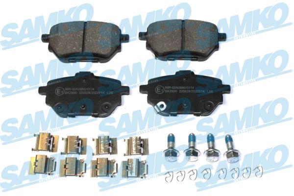 Brake Pad Set, disc brake - 5SP2251K SAMKO