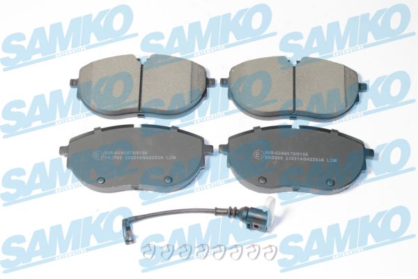 Комплект тормозных колодок, дисковый тормоз - 5SP2253A SAMKO