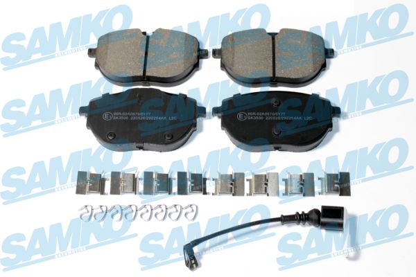 Brake Pad Set, disc brake - 5SP2254AK SAMKO