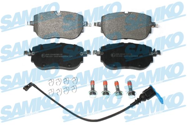 Комплект тормозных колодок, дисковый тормоз - 5SP2260A SAMKO