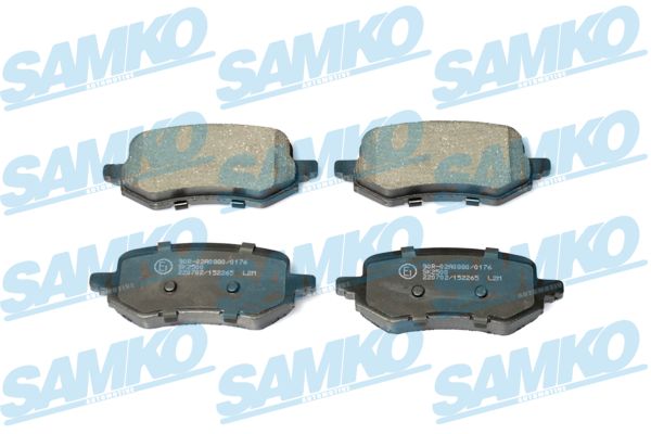 Kit pastiglie freno, Freno a disco - 5SP2265 SAMKO