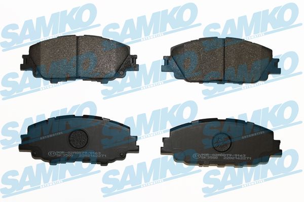 Kit pastiglie freno, Freno a disco - 5SP2271 SAMKO