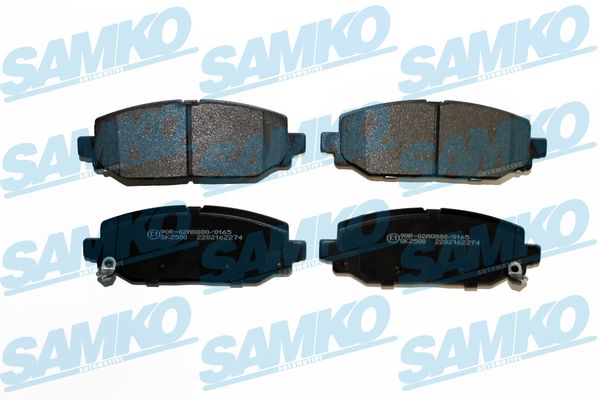 Brake Pad Set, disc brake - 5SP2274 SAMKO
