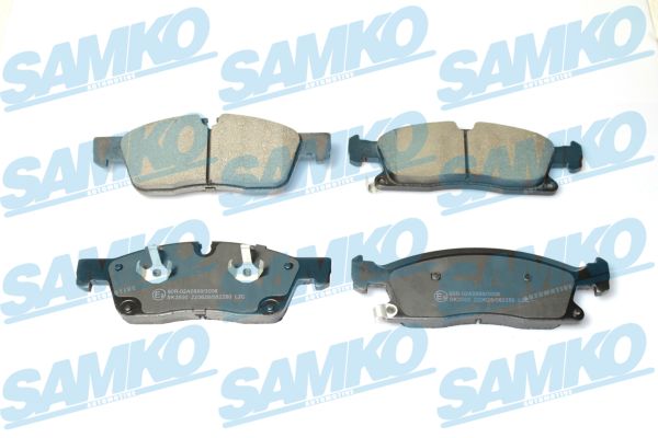 Комплект тормозных колодок, дисковый тормоз - 5SP2280 SAMKO