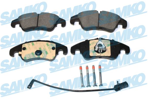Комплект тормозных колодок, дисковый тормоз - 5SP2282A SAMKO