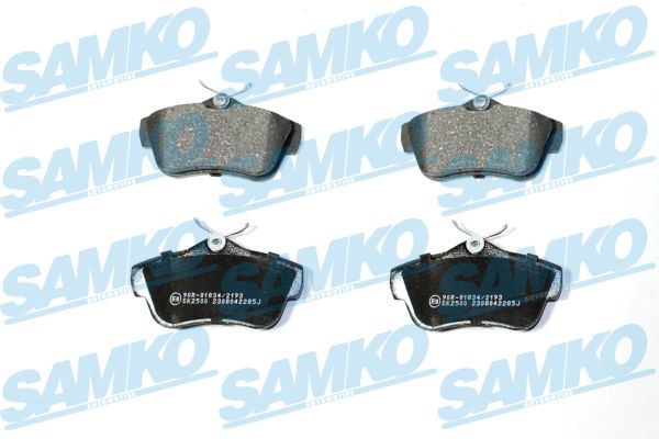 Brake Pad Set, disc brake - 5SP2285 SAMKO