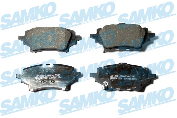 Kit pastiglie freno, Freno a disco - 5SP2296 SAMKO