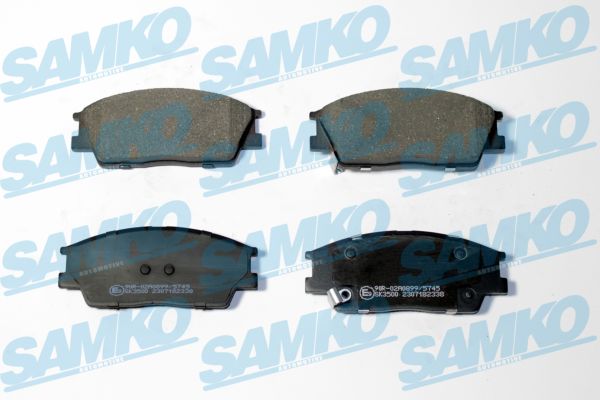 Brake Pad Set, disc brake - 5SP2338 SAMKO