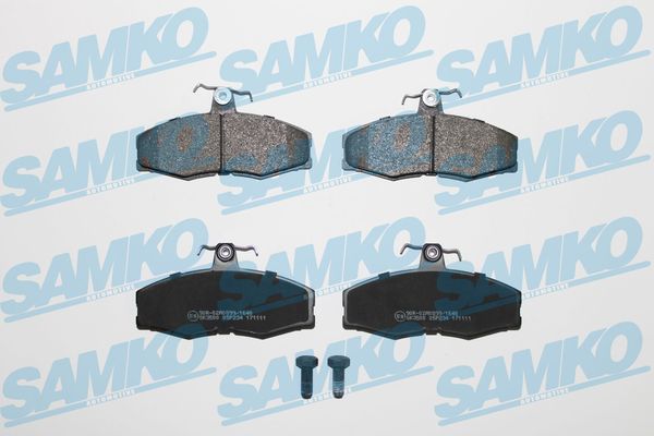 Комплект тормозных колодок, дисковый тормоз - 5SP234 SAMKO