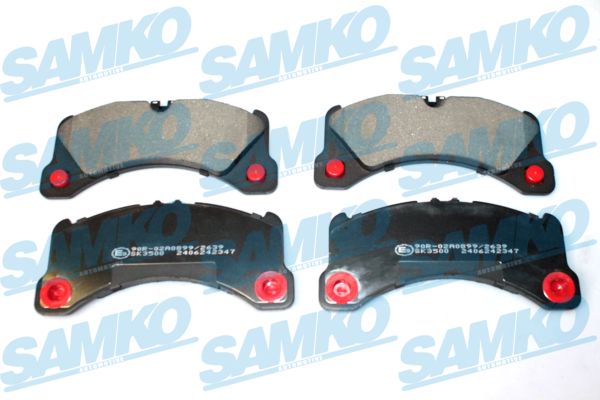 Комплект тормозных колодок, дисковый тормоз - 5SP2347 SAMKO