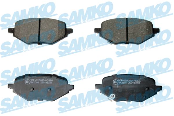 Brake Pad Set, disc brake - 5SP2351 SAMKO