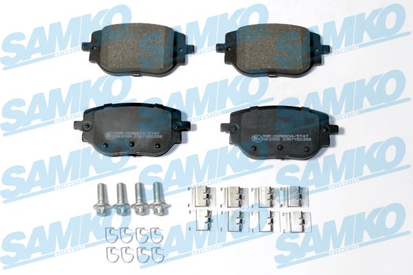 Brake Pad Set, disc brake - 5SP2358 SAMKO