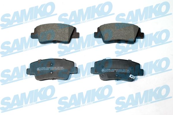 Brake Pad Set, disc brake - 5SP2361 SAMKO