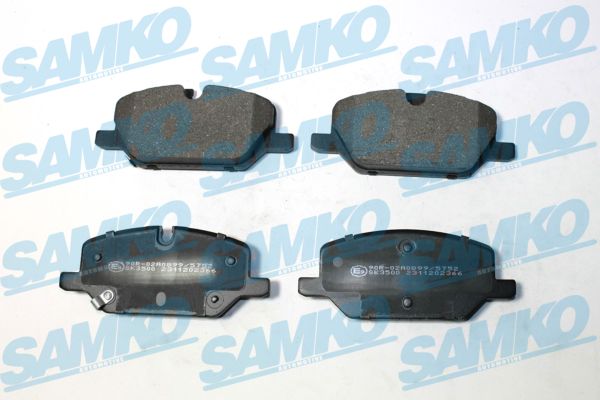 Brake Pad Set, disc brake - 5SP2366 SAMKO