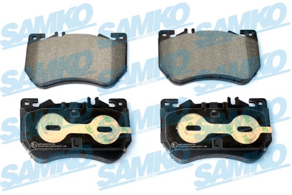 Комплект тормозных колодок, дисковый тормоз - 5SP2374 SAMKO