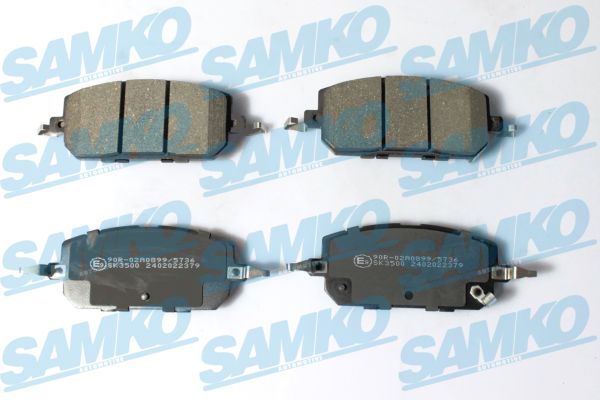 Brake Pad Set, disc brake - 5SP2379 SAMKO