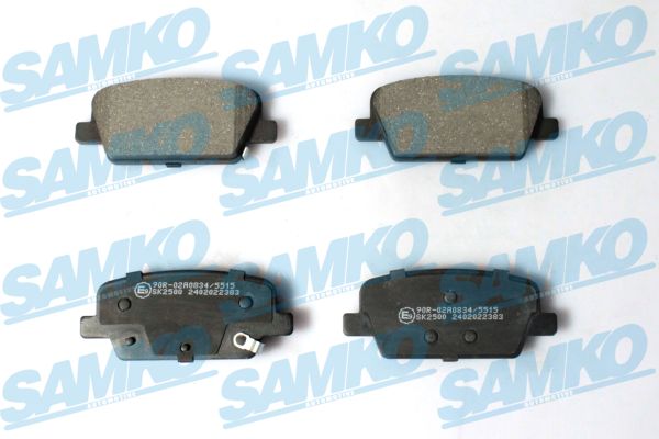 Kit pastiglie freno, Freno a disco - 5SP2383 SAMKO