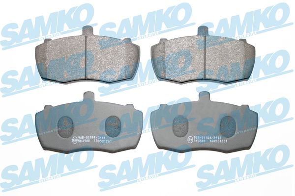 Kit pastiglie freno, Freno a disco - 5SP261 SAMKO