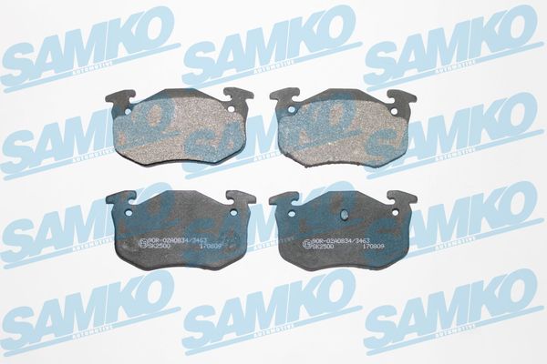 Brake Pad Set, disc brake - 5SP275 SAMKO