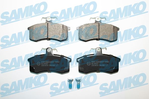 Комплект тормозных колодок, дисковый тормоз - 5SP288 SAMKO