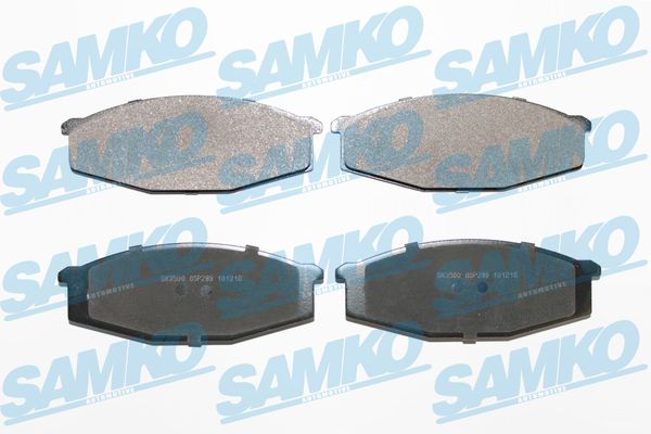stabdžių trinkelių rinkinys, diskinis stabdys - 5SP289 SAMKO