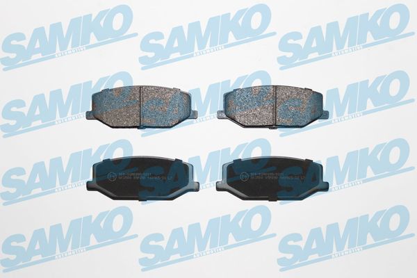 Brake Pad Set, disc brake - 5SP290 SAMKO