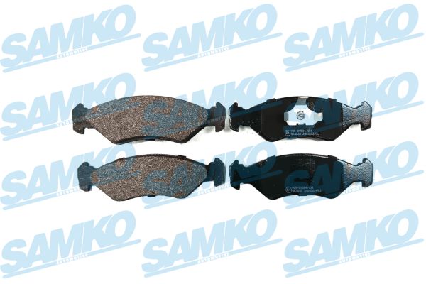 Комплект тормозных колодок, дисковый тормоз - 5SP295 SAMKO