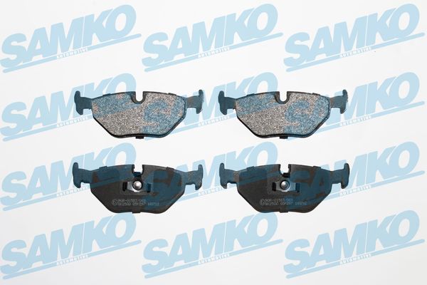 Комплект тормозных колодок, дисковый тормоз - 5SP297 SAMKO