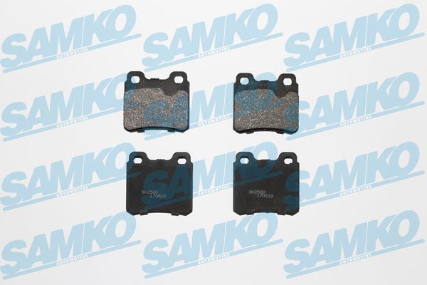 Kit pastiglie freno, Freno a disco - 5SP317 SAMKO