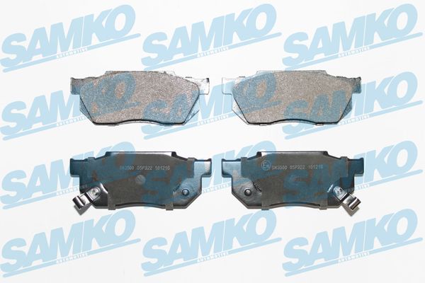 Kit pastiglie freno, Freno a disco - 5SP322 SAMKO