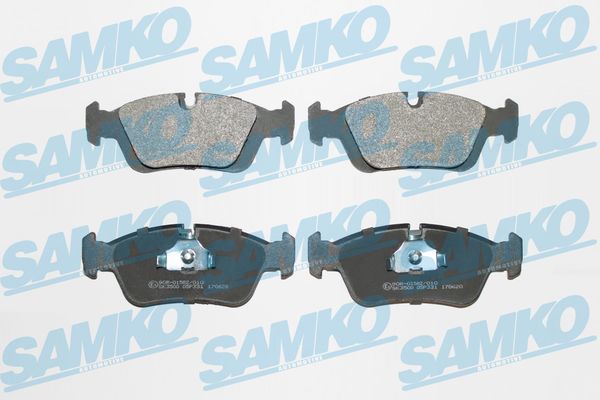 Bremsbelagsatz, Scheibenbremse - 5SP331 SAMKO