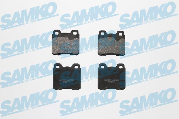 Kit pastiglie freno, Freno a disco - 5SP333 SAMKO