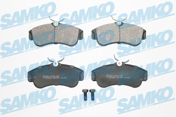 Комплект тормозных колодок, дисковый тормоз - 5SP355 SAMKO