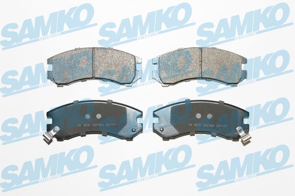 Brake Pad Set, disc brake - 5SP363 SAMKO