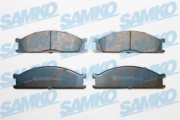 Комплект тормозных колодок, дисковый тормоз - 5SP379 SAMKO