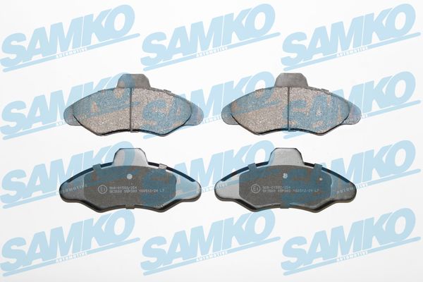 Kit pastiglie freno, Freno a disco - 5SP383 SAMKO