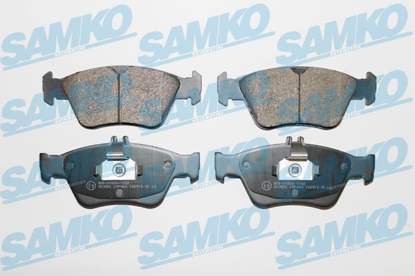 Brake Pad Set, disc brake - 5SP409 SAMKO