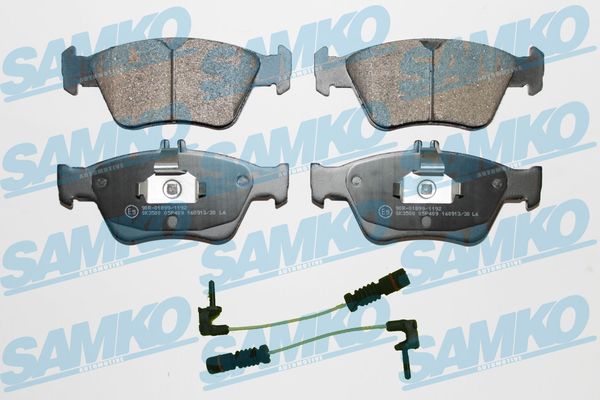 Brake Pad Set, disc brake - 5SP409A SAMKO