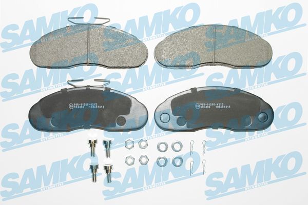 Комплект тормозных колодок, дисковый тормоз - 5SP414 SAMKO