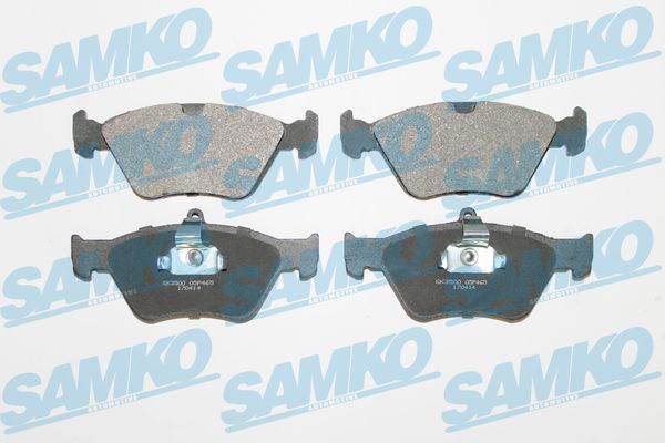 Комплект тормозных колодок, дисковый тормоз - 5SP465 SAMKO