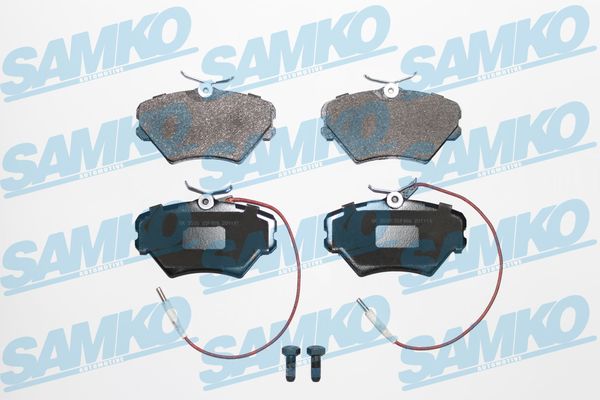 Комплект тормозных колодок, дисковый тормоз - 5SP469 SAMKO